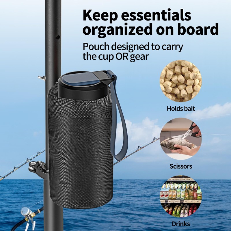 Feimire Inshore Rod Holder for Boat, Adjustable Height & 360°