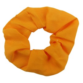 Cotton Scrunchie Pack of 2 Per Colour (Orange)