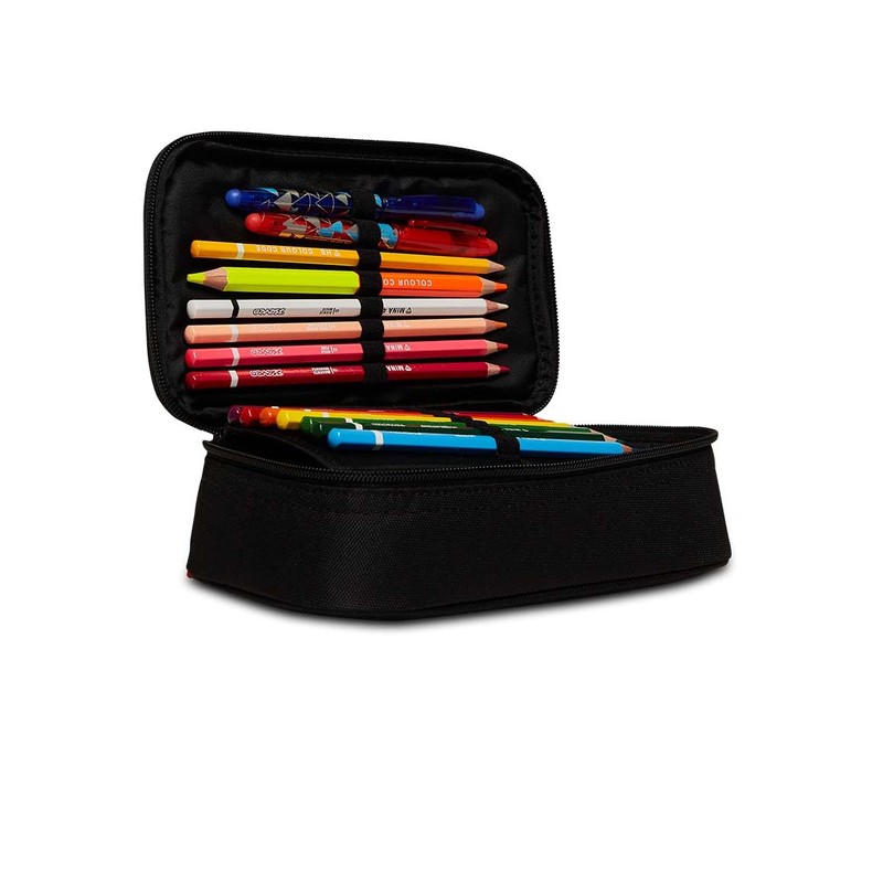 Quick Case Seven Jet Black Pencil Case, black, pencil case