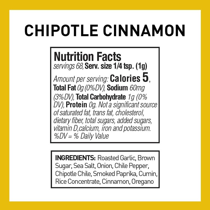 Spice Hunter Chipotle Cinnamon Rub, 2.4 Ounce (Pack of 3)