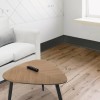 Art3d PVC Flexible Peel&Stick Skirting,Basebord,4inch x 20ft Black