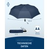 FARE Oversized Pocket Umbrella Skylight - Effective Umbrella with LED