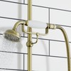 ENKI EH025 Traditional Victorian Antique Bronze Shower Head Hose Replacement,