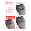 Solar Panel for Ring Doorbell, 5W IP66 Waterproof Solar Panel