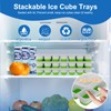 Ice Cube Tray 3 Pack Ice Cube Tray with Lid