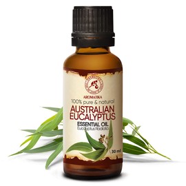 Australian Eucalyptus Oil 30 ml - Eucalyptus Radiata - Australia - Essential Oil for Aromatherapy - Yoga - Sauna - 100% Pure Eucalyptus Oil - Australian Eucalyptus Essential Oil