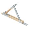 Guardian Fall Protection 2510 Adjustable Wood/Steel Roof Bracket, 12-Inch