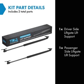 TRQ Driver & Passenger Side Liftgate Lift Support Shock Strut Set Compatible with 2004-2006 Lexus RX330 2007 RX350