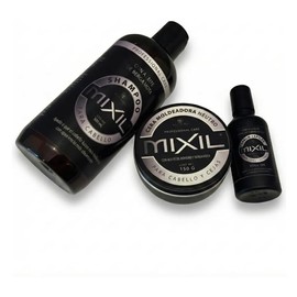 Mixil Kit  Shampoo Bergamota  Cera  Serum  Este Kit capilar para hombre ayuda a prevenir la caída de cabello por sus ingredientes naturales  cera...  