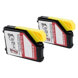 Hsthe Sea 2 Pack Tape Measure Holder for Belt - Universal Tape Measure Holder Set, Secure Quick-Lock Design, Double Convenience for Tool Belt, Ideal for Professional and DIY Use