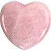 New Age Source Puffed Heart - Rose Quartz