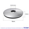 TERF® Bonded Sealing Washers M5 (5mm) X 19mm X 2.8mm