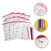 MERRYHAPY 12pc Nail Art Practice Sheets Liner Pen Set for