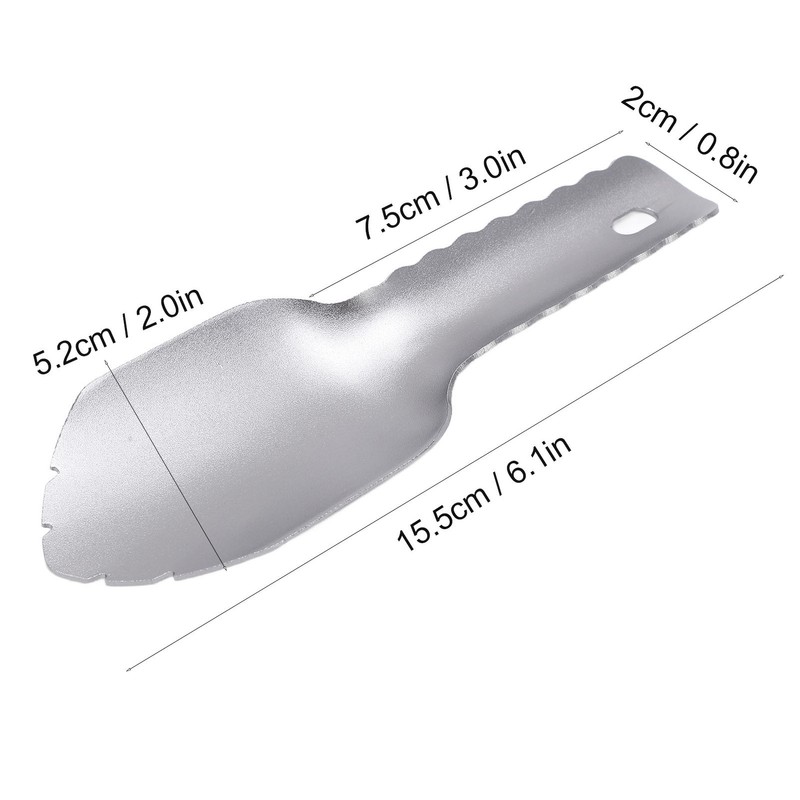 Outdoor Portable Shovel Multipurposes Ultra Light Aluminum Shovel for Camping