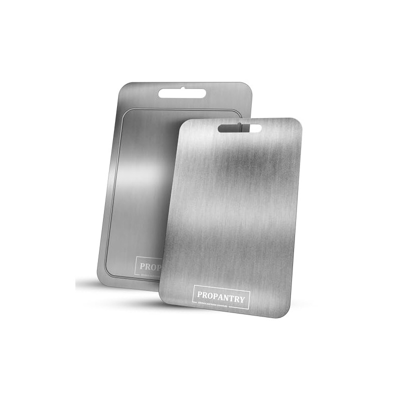 Titanium Cutting Board 2Pcs – Pure 100% Titanium Cutting Boards