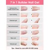 Builder Gel for Nails, 3.53oz Nude Nail UV Gel Strengthener