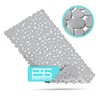 Stone-look shower mat / bath mat, 53 x 53 cm