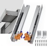 PHWALK 21 Inch Soft Close Undermount Drawer Slides, Concealed Drawer
