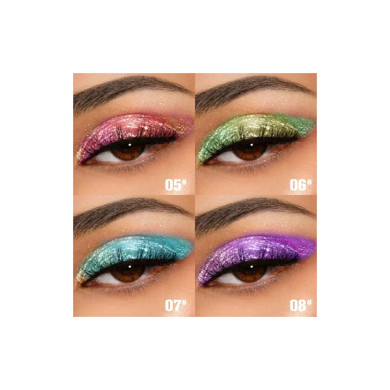 Phofay Kit Sombras Ojos Glitter Varios Color Maquillaje