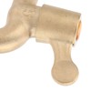 Brass WaterTap G1/2in Thread Spiral Opening Switch for Household Washing