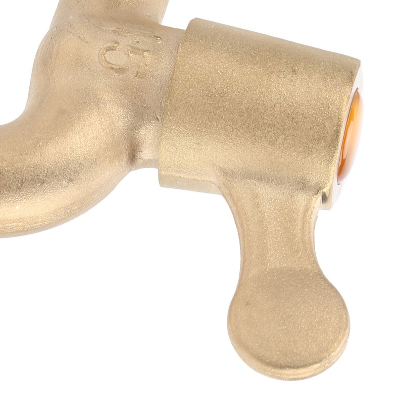 Brass WaterTap G1/2in Thread Spiral Opening Switch for Household Washing