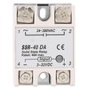 Fafeicy SSR-40DA Solid State Relay, Single Phase DC-AC 40A Input