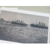 LUSITANIA AND MAURETANIA TOGETHER, AN OLD PHOTO REPRINTED ON HQ