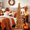 5 FT Pop Up Fall Tree with Timer Lights &