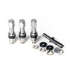 Circuit Performance VS6MM JDM 6mm 0.236" Skinny Chrome Aluminum Bolt-in