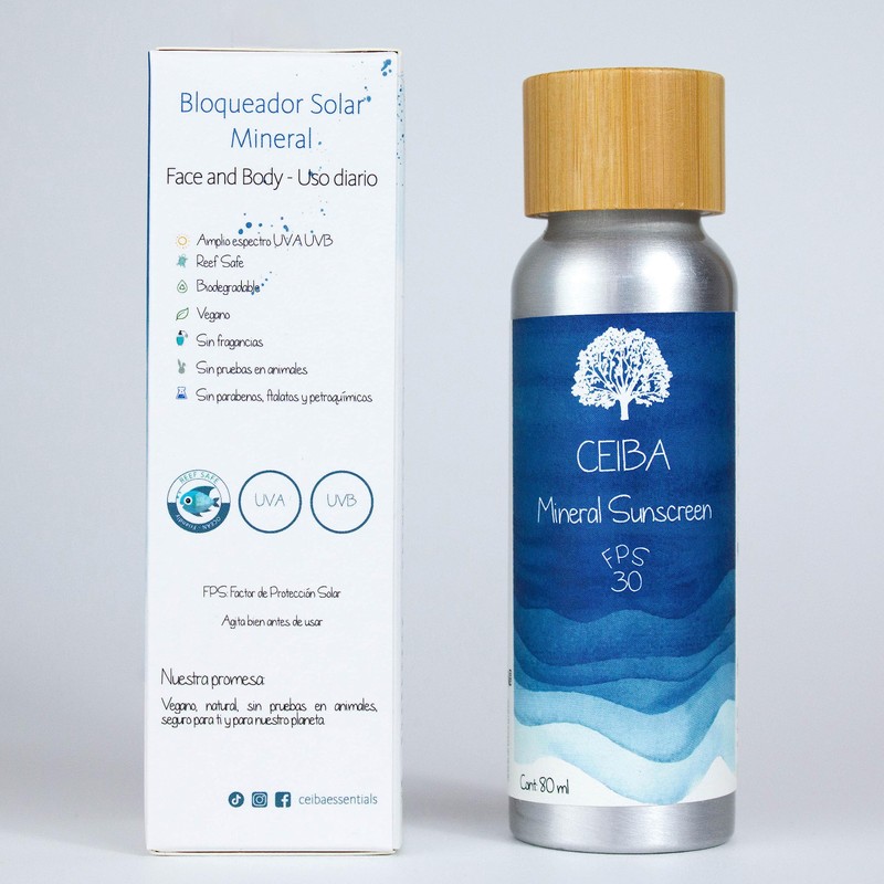 Ceiba Bloqueador Solar Mineral FPS 30