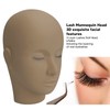 Eyelash Extension Mannequin Head 3 Layer Lashes Makeup Beauty Silicone