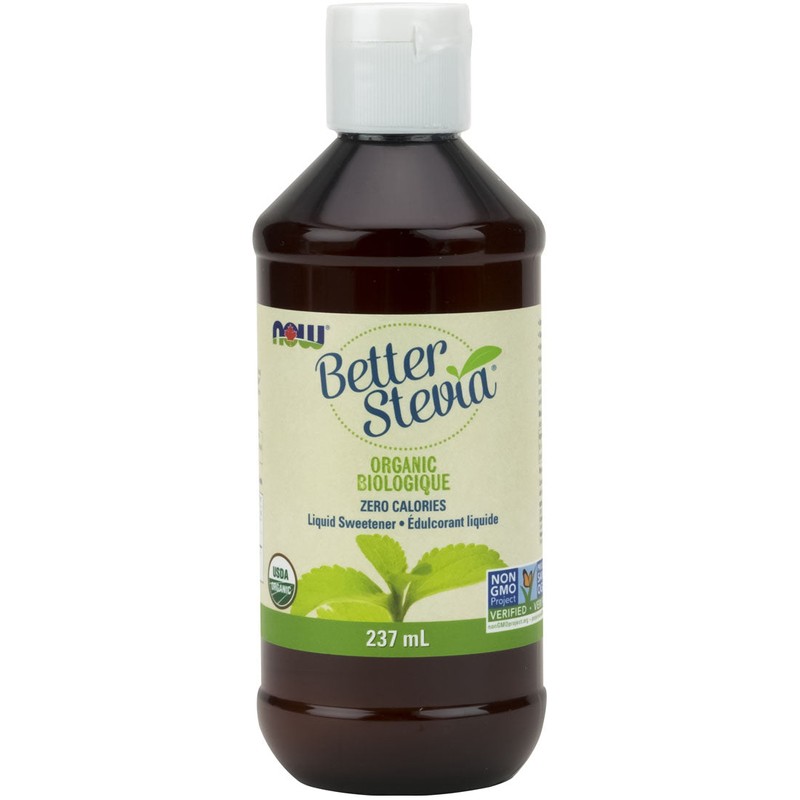 NOW Organic Stevia Exact Liquid (Certified Organic), 237ml / Unflavoured