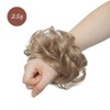 Silk-co Fake Hair Bun Scrunchy Scrunchie Messy Bun Chignons Wavy