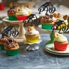 Arthsdite 24Pcs Congrats PHD Cupcake Toppers/PHD 2025 Graduation Cupcake Decor/Congrats
