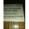 AIRCRAFT RECOGNITION PLAYING CARDS ARMY 1979 NOS BRAND NEW 44-2-10