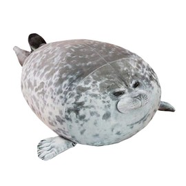 AIDEAL Cute Blob Seal Pillow Plush Toy Soft Hugging Pillow Stuffed Animal Toy for Kids and Adults Gifts (60cm /23.6inch)