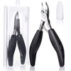 Feiccier Heavy Duty Ingrown Toenail Clippers, Professional Toenails Trimmer, Podiatrist