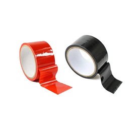 Angeer 2 Rolls/set 52.5 Feet x 2 inch Fun Art Tape Static Tapes Electrostatic Adsorption (Red)