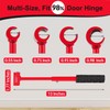 dirnatel Hinge Gap Adjustment Wrench Tool Set, Upgraded 0.55-0.98 Inch