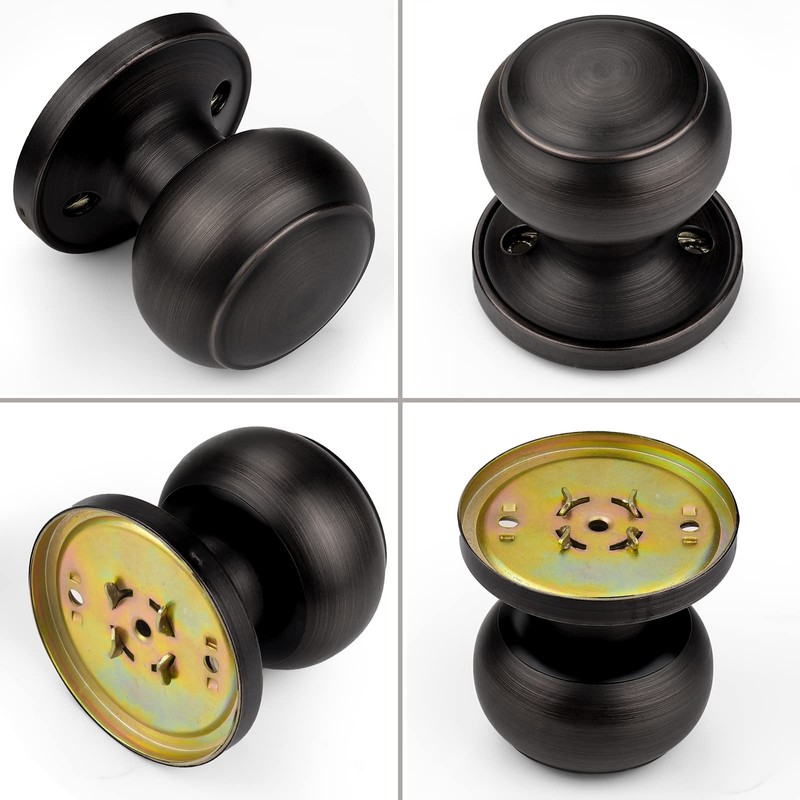 Probrico Dummy Door Knobs Half Door Handles for Closet French