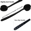 Cinlitek Silicone Body Scrubber With Long Handle for Shower -