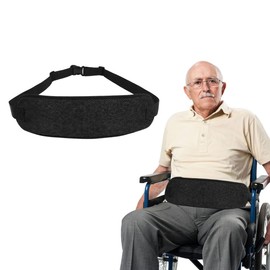 MIRKUZI Anschnallgurte für Rollstühle & Scooter 1 Stück Anti-Rutsch-Sicherheitsgurt, Rollstuhl-Sicherheitsgurt, verstellbarer Hüftgurt, Rollstuhl-Sicherheitsgurt für ältere Kinder, Rollstuhl-Zubehör