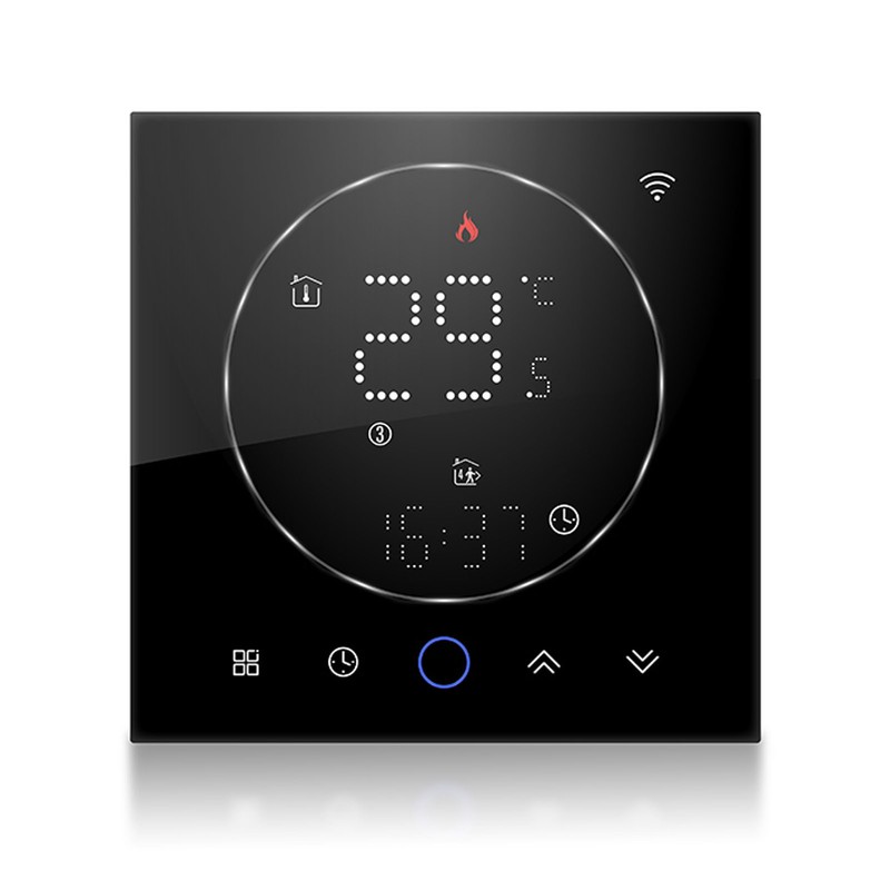 Programmable Smart Home Thermostat AC95~240V Voice Control LED Screen IP20