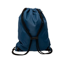 geckobrands Limitless 3 Pocket Drawstring Backpack - Lightweight, Durable Cinch Bag for Gym, Sports, and Daily Use