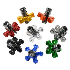 XYC Motorcycle Brake Clutch Levers Cable Wire Adjuster Screw Bolt Aluminum CNC Machine for Motorcycle ATV UTV Sport Bike 8mm