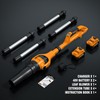 Alloyman Roof Gutter Cleaning from The Ground,40V Cordless Leaf Blowers