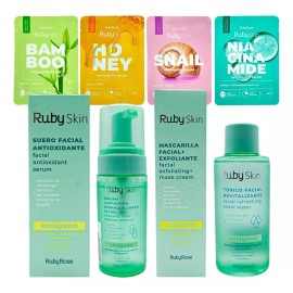 Ruby Rose Skin Care Kit Rutina Diaria Completa Ruby Rose Colágeno