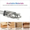 Akylin Ultra-Perfomance Compressiom Spiral Flush Trim Router Bit 1/2 Shank,