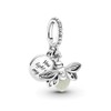 CIlight Glow-in-the-Dark Firefly Pendant Dangle 925 Sterling Silver Charms Fit
