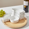 Rotatable Divided Serving Dishes Platters, Lazy Susan Serving Tray with